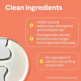 ATTITUDE Colorlast Hair Shampoo, EWG Verified, For Color Treated Hair, Protects Color, Naturally Derived Ingredients, Vegan and Plant Based, Avocado Oil and Pomegranate, 16 Fl Oz