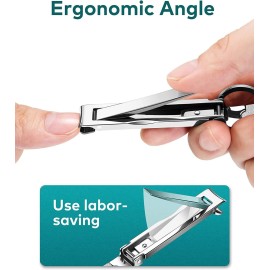 MR.GREEN Portable Nail ClippersMedical Grade Stainless Steel Foldable Nail Cutter Ultra Slim Travel Design MR.GREEN Portable Nail ClippersMedical Grade Stainless Steel Foldable Nail Cutter Ultra Slim Travel Design