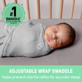 SwaddleMe by Ingenuity Original Swaddle, 100% Cotton, Improves Sleep & Calms Startle Reflex, 3-6 Months, 1.0 TOG, 3-Pack, Baby Swaddle Blanket - Mountaineer SwaddleMe by Ingenuity Original Swaddle, 100% Cotton, Improves Sleep & Calms Startle Reflex, 3-6 Months, 1.0 TOG, 3-Pack, Baby Swaddle Blanket - Mountaineer