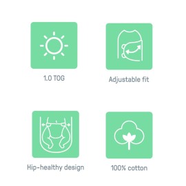 SwaddleMe by Ingenuity Original Swaddle, 100% Cotton, Improves Sleep & Calms Startle Reflex, 3-6 Months, 1.0 TOG, 3-Pack, Baby Swaddle Blanket - Mountaineer SwaddleMe by Ingenuity Original Swaddle, 100% Cotton, Improves Sleep & Calms Startle Reflex, 3-6 Months, 1.0 TOG, 3-Pack, Baby Swaddle Blanket - Mountaineer