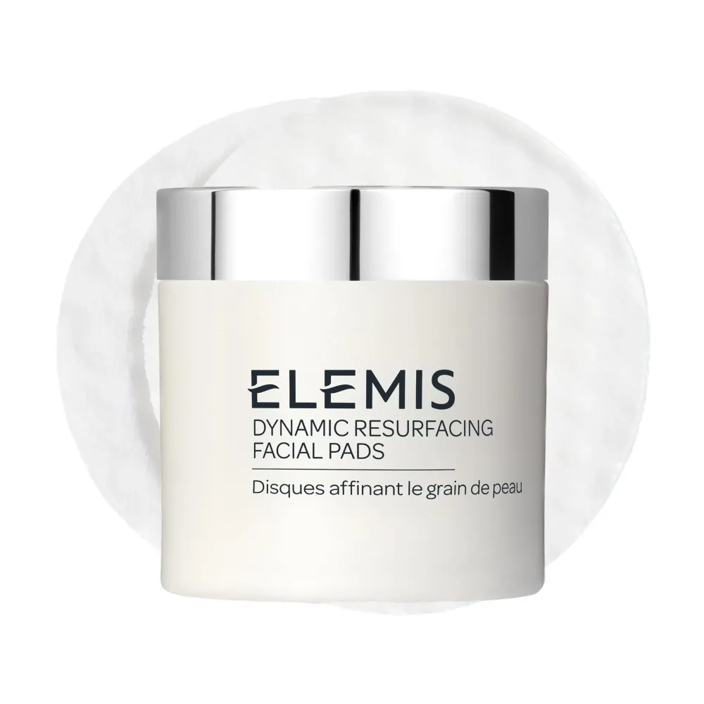 ELEMIS Dynamic Resurfacing Pads, Exfoliating, Toner, Chemical Exfoliant Face Toner, Lactic Acid Peel, Facial Cleansing Pads, Chemical Peel for Face
