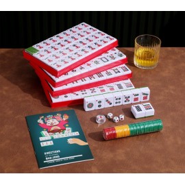 Mose Cafolo Chinese Mahjong Set X-Large 146 Numbered Melamine 1.5 Large Size Tile with Carrying Travel Case, English Manual, Pro Complete Mahjongg Game Set (Majiang, Mah Jongg) Mose Cafolo Chinese Mahjong Set X-Large 146 Numbered Melamine 1.5 Large Size Tile with Carrying Travel Case, English Manual, Pro Complete Mahjongg Game Set (Majiang, Mah Jongg)