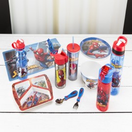 Zak Designs Marvel SpiderMan Kids Spout Cover and Built-in Carrying Loop Made of Plastic, Leak-Proof Water Bottle Design (BPA-Free), Red, 16oz Zak Designs Marvel SpiderMan Kids Spout Cover and Built-in Carrying Loop Made of Plastic, Leak-Proof Water Bottle Design (BPA-Free), Red, 16oz