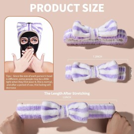 Teenitor Makeup Headband, Spa Headband, Bow Headbands, Headbands for Washing Face,Makeup, Shower Spa, Microfiber Headband for Girls Women Gift, 5 pcs Teenitor Makeup Headband, Spa Headband, Bow Headbands, Headbands for Washing Face,Makeup, Shower Spa, Microfiber Headband for Girls Women Gift, 5 pcs