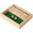 Wooden 12 Shut The Box Game - Small Travel Set - Simple funny Family, party board game