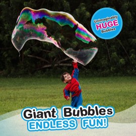 4 Big Bubble Wands: Making Giant Bubbles. Great Birthday Activity and Party Favor. Giant Bubble Solution Not Included. 4 Big Bubble Wands: Making Giant Bubbles. Great Birthday Activity and Party Favor. Giant Bubble Solution Not Included.