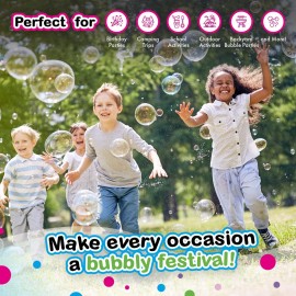 4 Big Bubble Wands: Making Giant Bubbles. Great Birthday Activity and Party Favor. Giant Bubble Solution Not Included. 4 Big Bubble Wands: Making Giant Bubbles. Great Birthday Activity and Party Favor. Giant Bubble Solution Not Included.