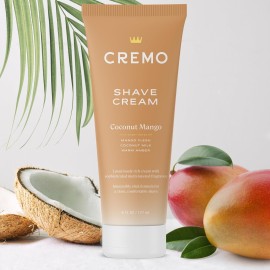 Cremo Womens Shaving Cream Sensitive Skin, Moisturizing, Coconut Mango, Ultra-Slick Shave Cream for Women, Fights Nicks, Cuts and Razor Burn, 6 Fl Oz (Pack of 2) Cremo Womens Shaving Cream Sensitive Skin, Moisturizing, Coconut Mango, Ultra-Slick Shave Cream for Women, Fights Nicks, Cuts and Razor Burn, 6 Fl Oz (Pack of 2)