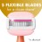 BIC Soleil Glide Disposable Razors for Women, 5 Blades With Shea Butter Moisture Strip For a Smooth Glide, 2 Piece Womens Razor Set