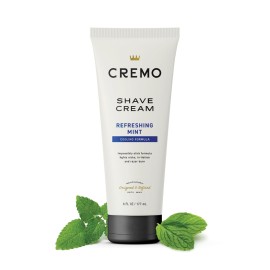 Cremo Barber Grade Cooling Shave Cream, Astonishingly Superior Ultra-Slick Shaving Cream Fights Nicks, Cuts And Razor Burn, 6 Fl Oz (2 Pack), WHITE Cremo Barber Grade Cooling Shave Cream, Astonishingly Superior Ultra-Slick Shaving Cream Fights Nicks, Cuts And Razor Burn, 6 Fl Oz (2 Pack), WHITE