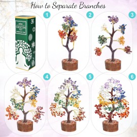 Seven Chakra Crystal Tree Birthday Gifts for Women, Healing Crystal Tree of Life Sister Birthday Gifts Room & Home Decor Gift for Mom Her Positive Energy New Home House Warming Gift Women Unique Seven Chakra Crystal Tree Birthday Gifts for Women, Healing Crystal Tree of Life Sister Birthday Gifts Room & Home Decor Gift for Mom Her Positive Energy New Home House Warming Gift Women Unique