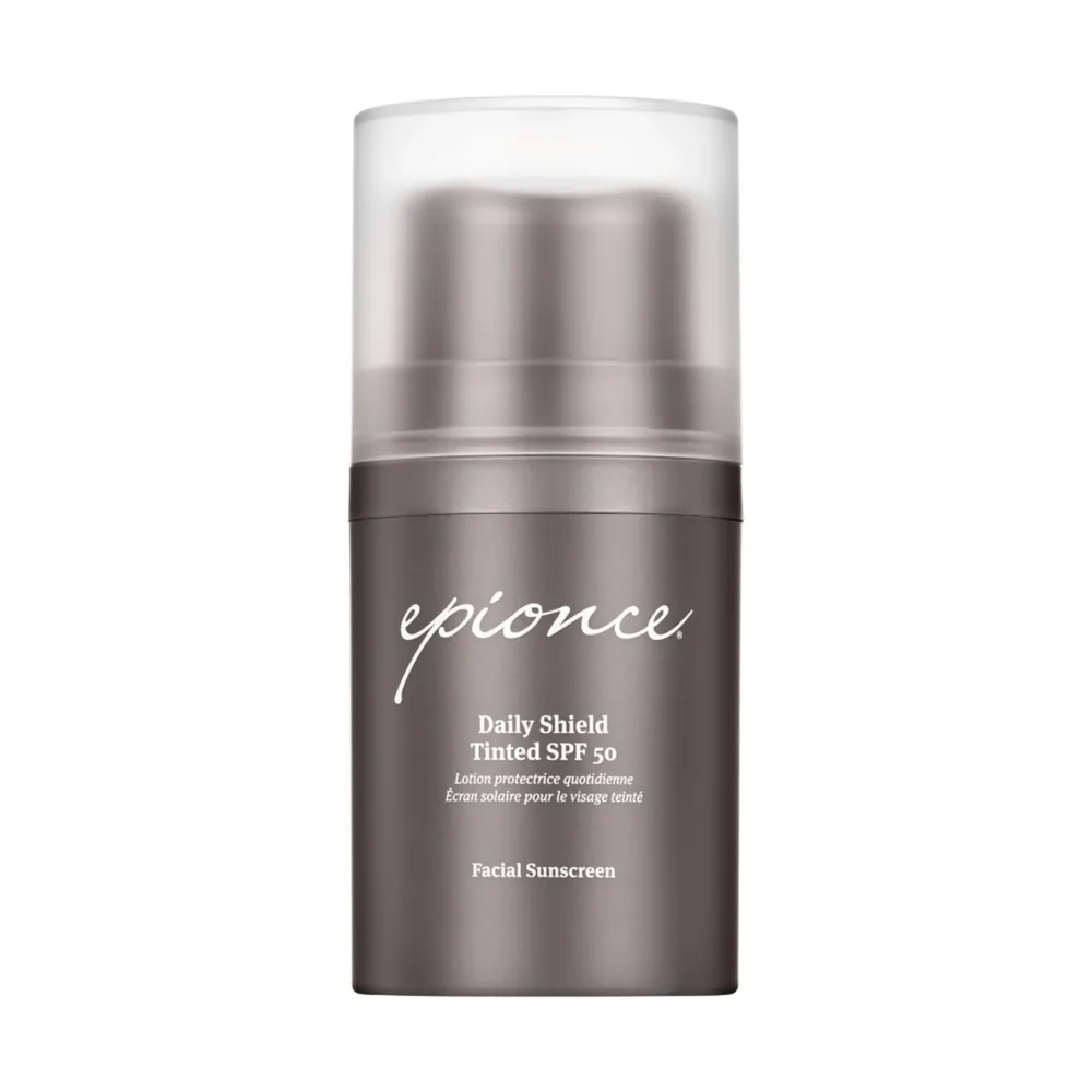 Epionce Daily Shield Tinted SPF 50 Sunscreen - Water Resistant Broad Spectrum UV Protection Facial Sunscreen with Titanium Dioxide & Zinc Oxide, For All Skin Types, Dermatologist Skincare