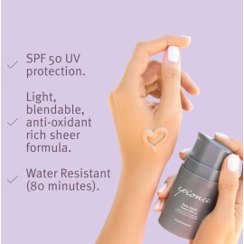 Epionce Daily Shield Tinted SPF 50 Sunscreen - Water Resistant Broad Spectrum UV Protection Facial Sunscreen with Titanium Dioxide & Zinc Oxide, For All Skin Types, Dermatologist Skincare