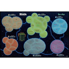 USAopoly, Inc. Risk Rick and Morty Risk Game | Based on The Popular Adult Swim TV Show Rick & Morty | Official Rick and Morty Merchandise | Classic Risk Board Game Themed for Rick Morty Series USAopoly, Inc. Risk Rick and Morty Risk Game | Based on The Popular Adult Swim TV Show Rick & Morty | Official Rick and Morty Merchandise | Classic Risk Board Game Themed for Rick Morty Series