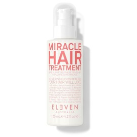 ELEVEN AUSTRALIA Miracle Hair Treatment Leave-In Conditioner for Hydration, Frizz Control, Heat Protection & Strength - Lightweight, Nourishing Formula for All Hair Types - 4.2 Fl Oz