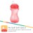 2 Pack Sippy Cups with Soft Spout - 10 Oz Toddler Cups Spill Proof with Easy Grip - Dishwasher Safe (Aqua & Coral)