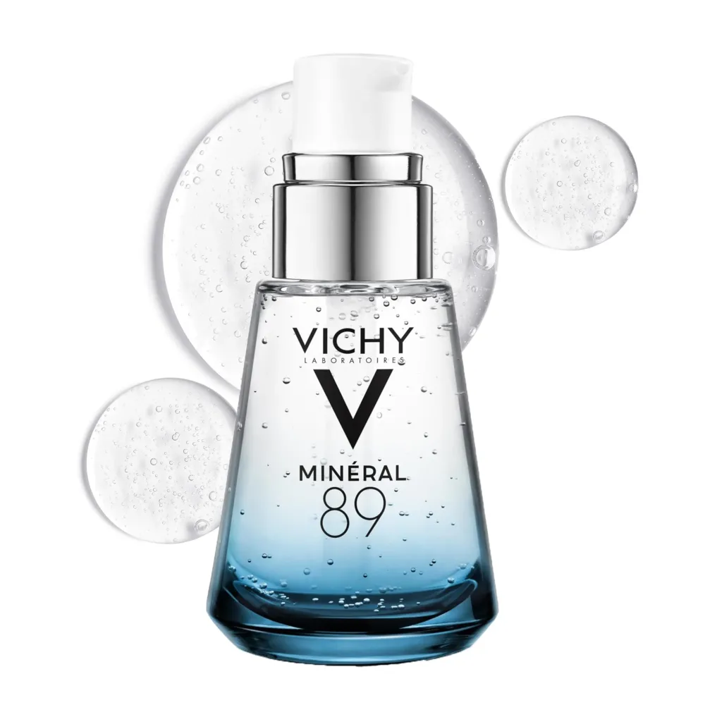 Vichy Mineral 89 Fortifying & Hydrating Daily Skin Booster, Pure Hyaluronic Acid Serum For Face, Plumps & Hydrates, Repairs Skin Barrier, Lightweight Moisturizing Gel, Fragrance Free & Oil-Free Vichy Mineral 89 Fortifying & Hydrating Daily Skin Booster, Pure Hyaluronic Acid Serum For Face, Plumps & Hydrates, Repairs Skin Barrier, Lightweight Moisturizing Gel, Fragrance Free & Oil-Free