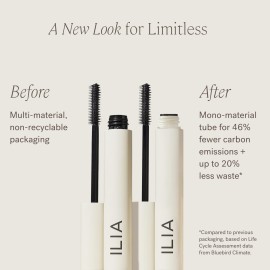 ILIA - Limitless Lash Mascara | Non-Toxic, Cruelty-Free, Lightweight & Nourishing, Flake + Smudge-Resistant, Black Mascara, Ophthalmologist-Tested, Safe For Sensitive Eyes ILIA - Limitless Lash Mascara | Non-Toxic, Cruelty-Free, Lightweight & Nourishing, Flake + Smudge-Resistant, Black Mascara, Ophthalmologist-Tested, Safe For Sensitive Eyes
