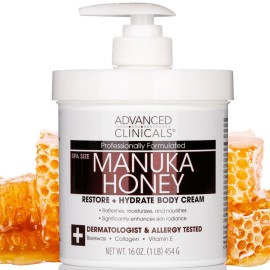 Advanced Clinicals Manuka Honey Body Cream For Wom..