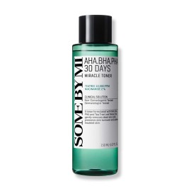 SOME BY MI AHA BHA PHA 30 Days Miracle Toner - 5.07oz, 150ml - Korean Salicylic Acid Exfoliating Face Toner for All Skin Types - Daily Pore Care & Oil Control with 2% Niacinamide - Korean Skin Care