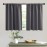 RYB HOME Short Curtains Gray Half Window Curtains for Bedroom, Privacy Curtain Tiers for Windows, Energy Saving Drapes for Bathroom Shades, Wide 42 x Long 36 inches per Panel, Grey, Set of 2