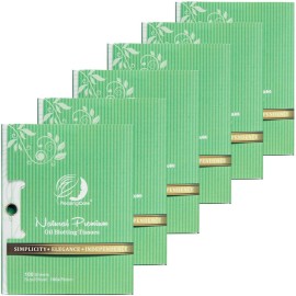 Facial Oil Blotting Paper For Oily Skin, 100 Count, pack of 6 - Natural Green Tea Face Absorbing Sheets, Skin Care and Oil Control Must Have For Both Female and Male