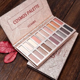 UCANBE 20 Colors Nude Eyeshadow Palette, High Pigmented Shimmer Matte Metallic Eye Shadow Pallets, Long Lasting Blendable Neutral Smokey Warm Bronze Eye Makeup UCANBE 20 Colors Nude Eyeshadow Palette, High Pigmented Shimmer Matte Metallic Eye Shadow Pallets, Long Lasting Blendable Neutral Smokey Warm Bronze Eye Makeup