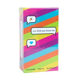 You Think You Know Me - Conversation Card Game with 500 Questions | Fun Icebreaker & Relationship Game for Couples, Friends & Families | Party, Date Night & Gift Idea | Ages 14+ | 2-10 Players