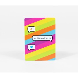 You Think You Know Me - Conversation Card Game with 500 Questions | Fun Icebreaker & Relationship Game for Couples, Friends & Families | Party, Date Night & Gift Idea | Ages 14+ | 2-10 Players