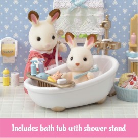 Calico Critters Country Bathroom Set - Toy Dollhouse Furniture and Accessories Set for Ages 3+ Calico Critters Country Bathroom Set - Toy Dollhouse Furniture and Accessories Set for Ages 3+