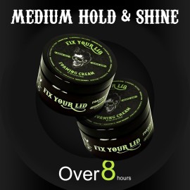 Fix Your Lid Forming Cream 3.75 oz Medium Hold Hair Cream For Men - Mens Hair Gel Medium Shine - All Day Hold Styling Cream For All Hairstyles - Easy To Wash Out