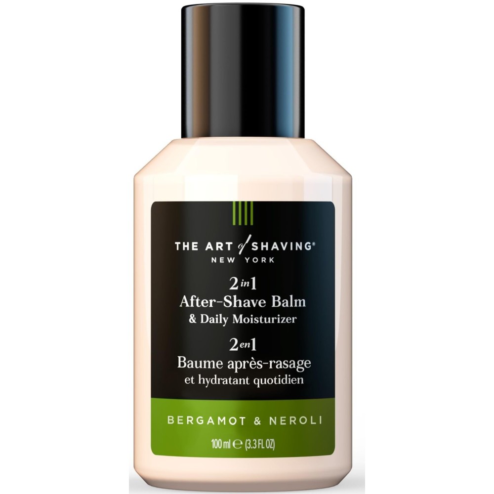 The Art of Shaving Bergamot & Neroli 2 in 1 After-Shave Balm & Daily Moisturizer for Men - Provides 8 hours of Restorative Hydration - Clinically Tested for Sensitive Skin - 3.3 oz The Art of Shaving Bergamot & Neroli 2 in 1 After-Shave Balm & Daily Moisturizer for Men - Provides 8 hours of Restorative Hydration - Clinically Tested for Sensitive Skin - 3.3 oz