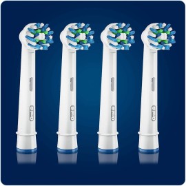 Oral B Cross Action Replacement Electric Toothbrush Heads x4 Oral B Cross Action Replacement Electric Toothbrush Heads x4