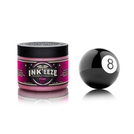INK-EEZE Pink Tattoo Ointment for Artists and Aftercare, Essential Oils, Vegan, Cruelty Free, Made in USA, Bubble Gum, 6oz INK-EEZE Pink Tattoo Ointment for Artists and Aftercare, Essential Oils, Vegan, Cruelty Free, Made in USA, Bubble Gum, 6oz