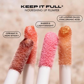 Milani Lip Gloss, Keep It Full Nourishing Lip Plumper with Hyaluronic Acid & Peptides for Soft, Fuller-Looking Lips (0.13 Fl. Oz.) Soft Rose Milani Lip Gloss, Keep It Full Nourishing Lip Plumper with Hyaluronic Acid & Peptides for Soft, Fuller-Looking Lips (0.13 Fl. Oz.) Soft Rose