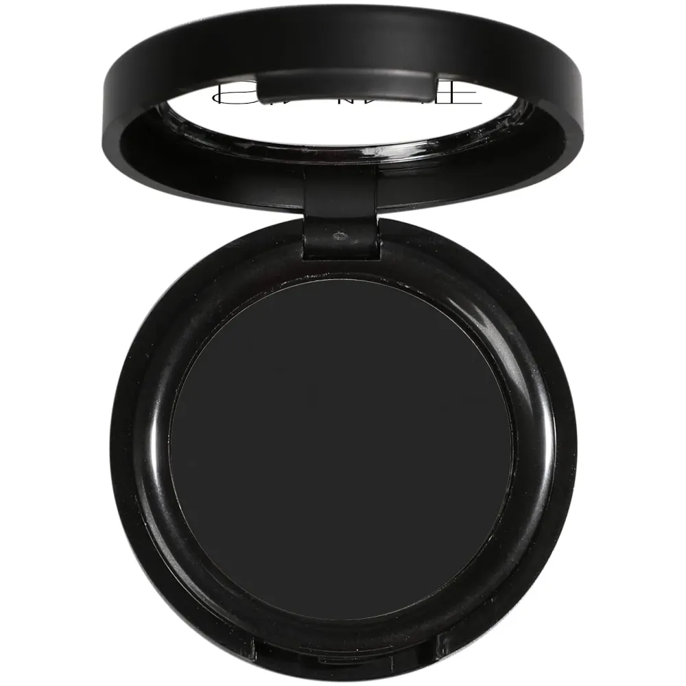 ISMINE Single Black Matte Eyeshadow Powder Palette High Pigment, Longwear, Intense Color Best Black Eyeshadow