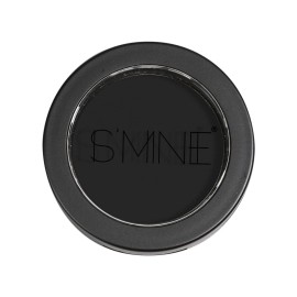 ISMINE Single Black Matte Eyeshadow Powder Palette High Pigment, Longwear, Intense Color Best Black Eyeshadow