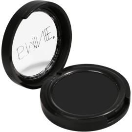 ISMINE Single Black Matte Eyeshadow Powder Palette High Pigment, Longwear, Intense Color Best Black Eyeshadow