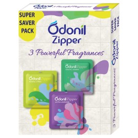 Odonil Air Freshener Zipper, 10g (Pack of 3) Odonil Air Freshener Zipper, 10g (Pack of 3)