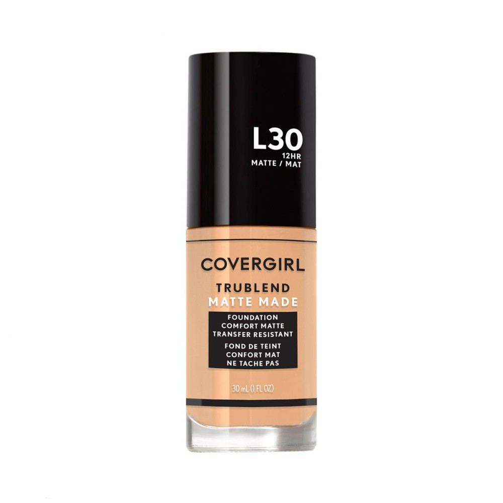 Covergirl Trublend Matte Made Liquid Foundation, L30 Golden Ivory, 1.014 Fl Oz Covergirl Trublend Matte Made Liquid Foundation, L30 Golden Ivory, 1.014 Fl Oz