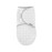 SwaddleMe by Ingenuity Original Swaddle, 100% Cotton, Improves Sleep & Calms Startle Reflex, 0-3 Months, 1.0 TOG, 3-Pack, Baby Swaddle Blanket - Criss Cross