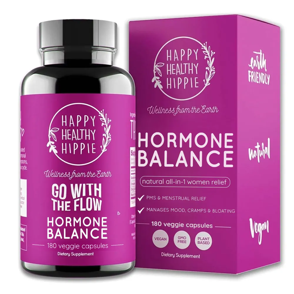 Hormone Balance for Women - PMS Support Supplement, Menopause & Perimenopause | Bloating Relief, Menstrual Cramp, Mood, PMDD | Chasteberry Supplements, Black Cohosh, Dong Quai | Vegan, Non-GMO, 60 Ct Hormone Balance for Women - PMS Support Supplement, Menopause & Perimenopause | Bloating Relief, Menstrual Cramp, Mood, PMDD | Chasteberry Supplements, Black Cohosh, Dong Quai | Vegan, Non-GMO, 60 Ct