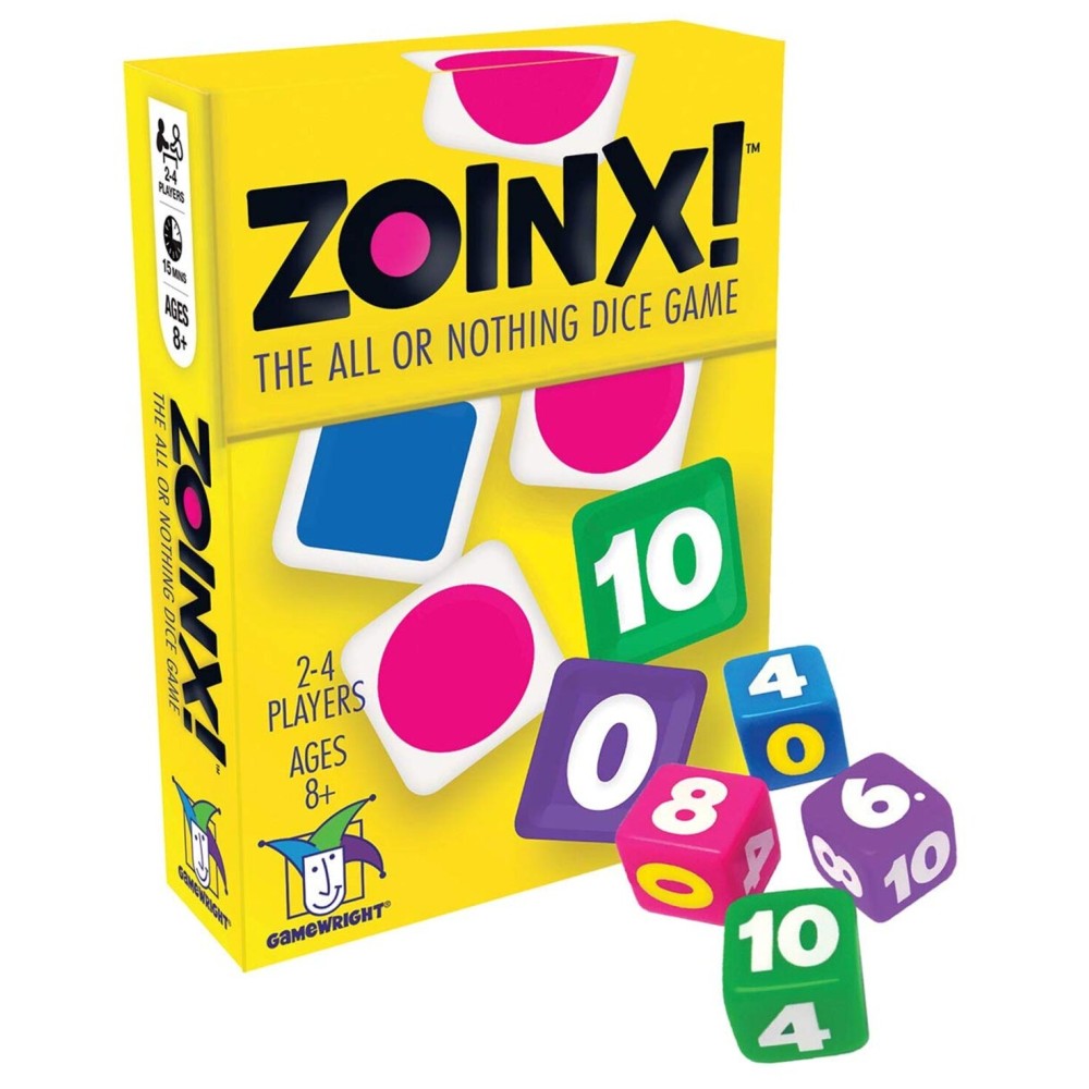 Gamewright Zoinx - The All or Nothing Dice Game Multi-colored, 5