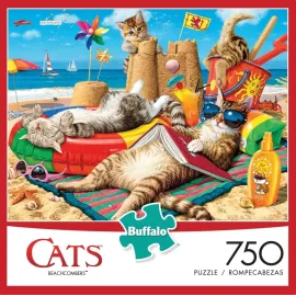 Buffalo Games - Beachcombers - 750 Piece Jigsaw Puzzle Multicolor, 24L X 18W