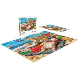 Buffalo Games - Beachcombers - 750 Piece Jigsaw Puzzle Multicolor, 24L X 18W Buffalo Games - Beachcombers - 750 Piece Jigsaw Puzzle Multicolor, 24L X 18W