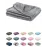 Fuzzy Blanket or Fluffy Blanket for Baby, Soft Warm Cozy Coral Fleece Toddler, Infant or Newborn Receiving Blanket for Crib, Stroller, Travel, Decorative (28Wx40L, XS-Flint Gray)