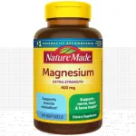 Nature Made Extra Strength Magnesium Oxide 400 mg, Magnesium Supplement for Muscle, Nerve, Bone and Heart Support, 110 Softgels, 110 Day Supply