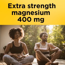 Nature Made Extra Strength Magnesium Oxide 400 mg, Magnesium Supplement for Muscle, Nerve, Bone and Heart Support, 110 Softgels, 110 Day Supply Nature Made Extra Strength Magnesium Oxide 400 mg, Magnesium Supplement for Muscle, Nerve, Bone and Heart Support, 110 Softgels, 110 Day Supply