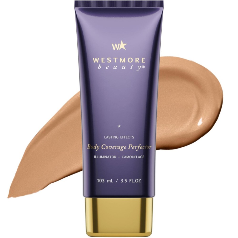 Westmore Beauty Body Coverage Perfector - Waterproof Leg & Body Makeup - Tattoo Cover Up Makeup - 3.5 Oz (Natural Radiance) Westmore Beauty Body Coverage Perfector - Waterproof Leg & Body Makeup - Tattoo Cover Up Makeup - 3.5 Oz (Natural Radiance)