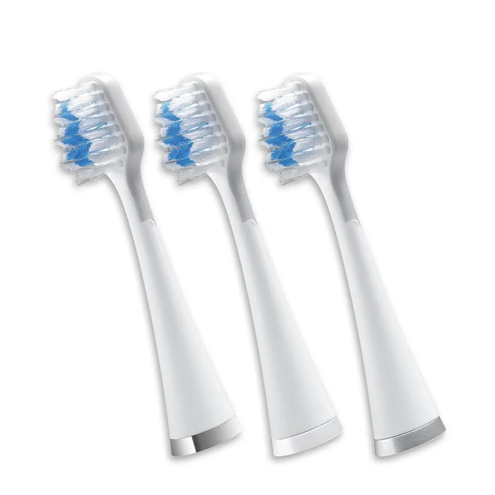 Waterpik Triple Sonic Tooth Brush Heads Replacement, Complete Care, STRB-3WW, 3 Count (Pack of 1), White Waterpik Triple Sonic Tooth Brush Heads Replacement, Complete Care, STRB-3WW, 3 Count (Pack of 1), White